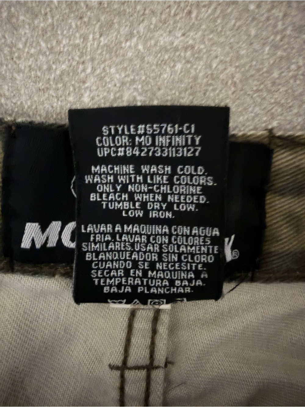 Vintage Y2K Mossy Oak Break Up Infinity Mens 34x32 Camo Pants 55761-C1 - Picture 4 of 5
